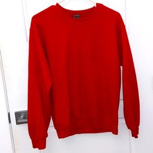 2/$50 Gildan Heavy Blend Bright Red Crewneck Sweatshirt
